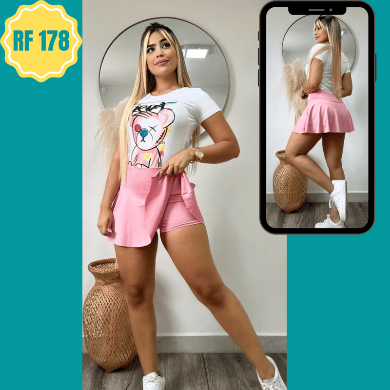 Conjunto Faldashort Espejo Mío