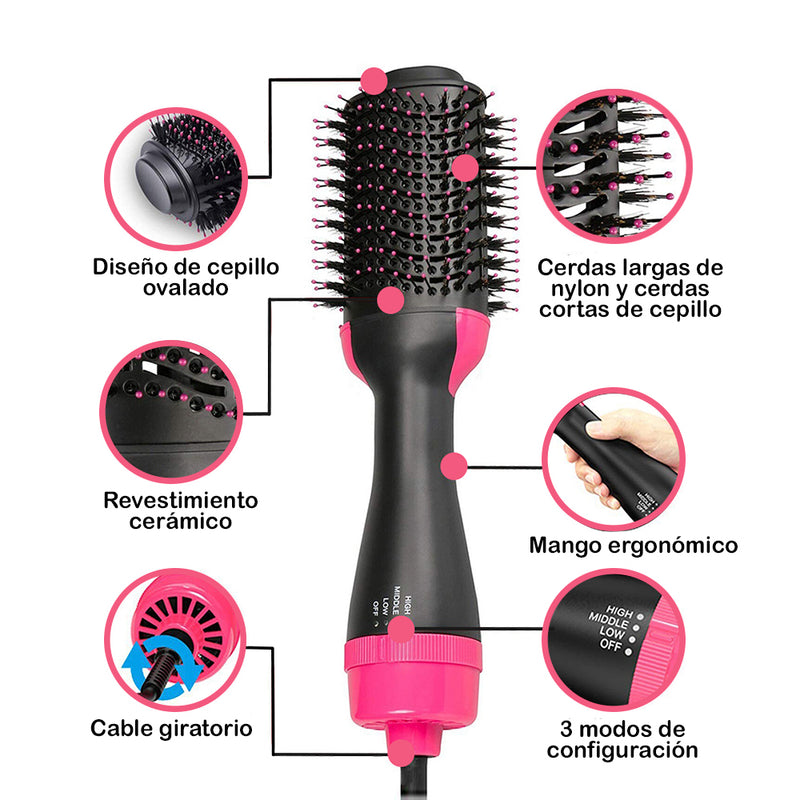 Cepillo Secador Giratorio De Aire Caliente Cabello 5250 Espejo Mío