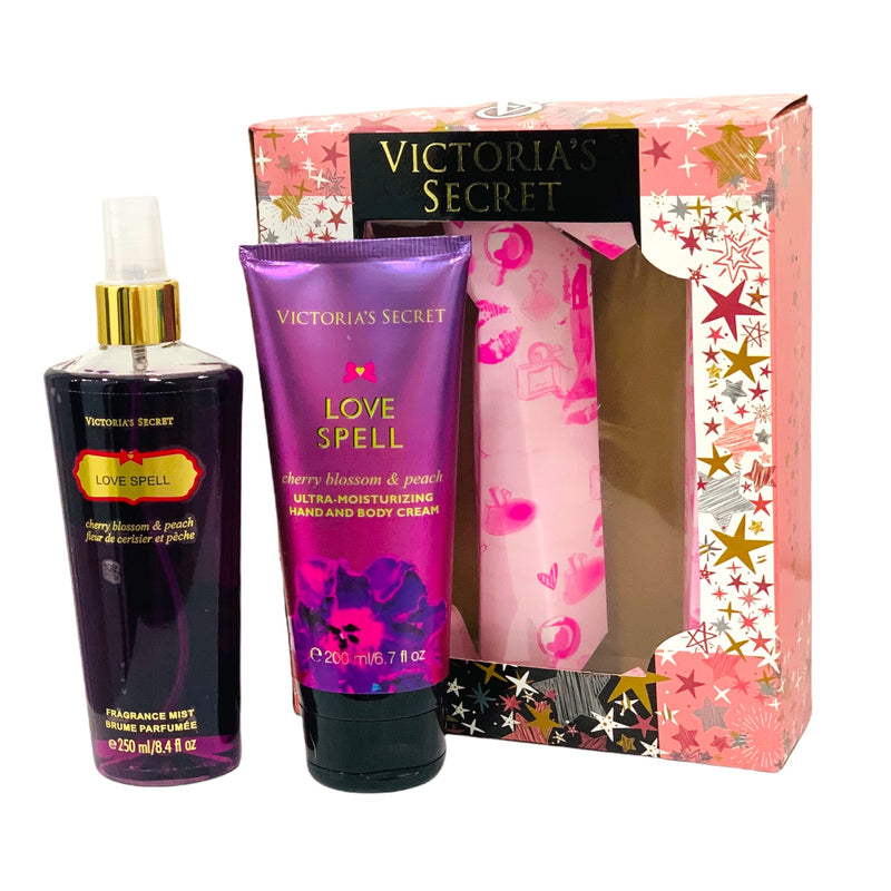 Exquisitos Estuches Victoria´s Secret: Splash 250 ml + Crema 200 ml Fragancias Surtidas Espejo Mío