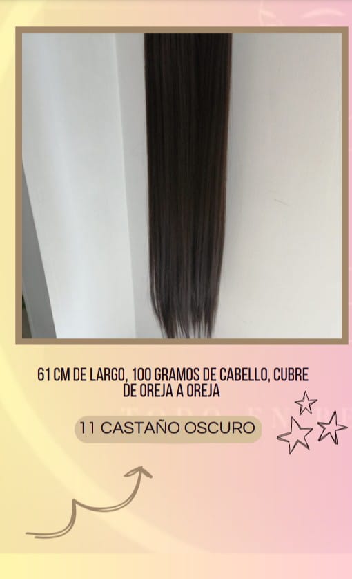 Extensiones de cabello Varios tonos Espejo Mío