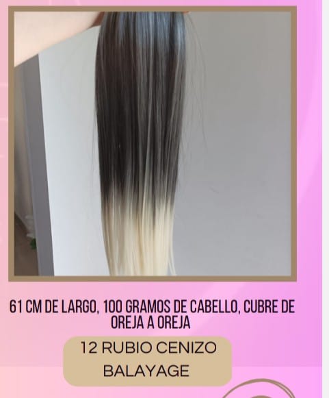 Extensiones de cabello Varios tonos Espejo Mío