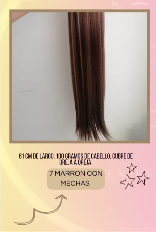 Extensiones de cabello Varios tonos Espejo Mío