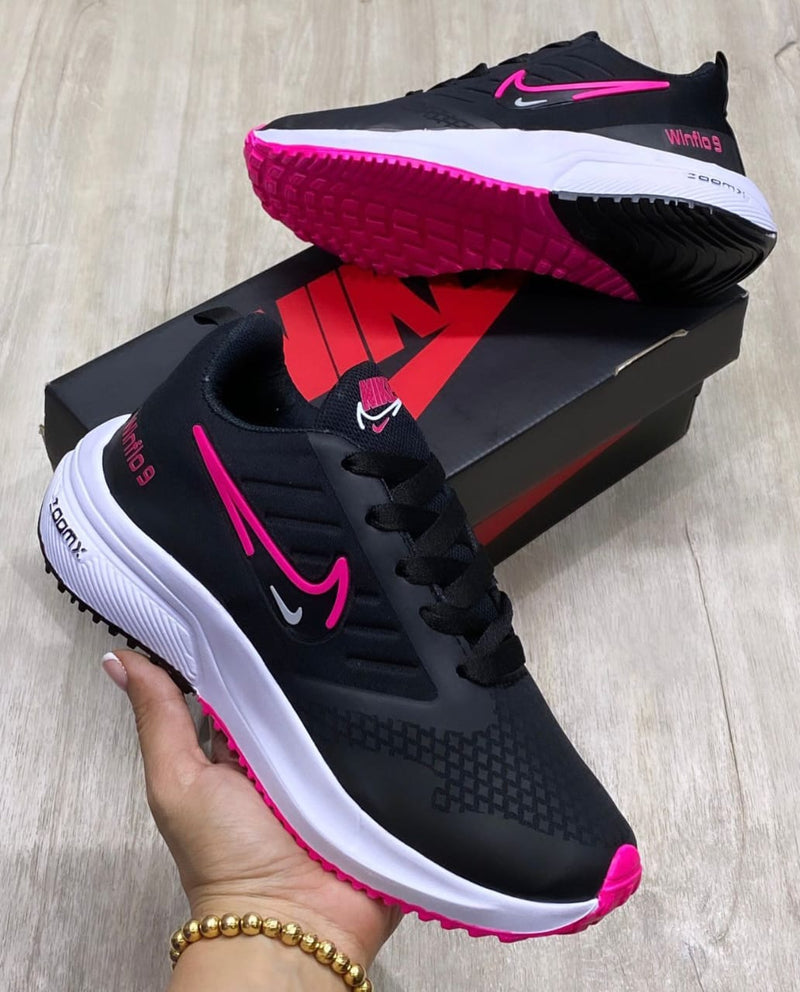 Tenis Nike Winflo 9 Fucsia Dama Espejo Mío